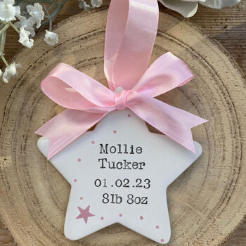 Personalised New Baby Star, 2 of 7