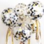 Eight Metallic Confetti Balloons, thumbnail 1 of 4