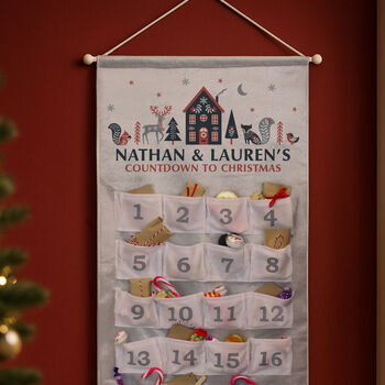 Personalised Christmas Advent Countdown Calendar, 3 of 6