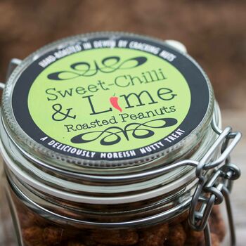 Sweet Chilli And Lime Peanuts Jar, 2 of 5