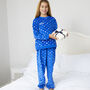 Personalised Matching Family Christmas Snowflake Pyjamas, thumbnail 6 of 7