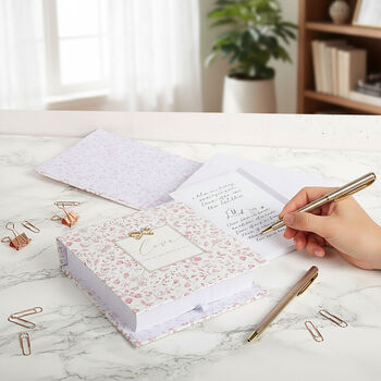 ‘Love You To The Moon And Back’ Notepad And Pen Gift Set, 2 of 4