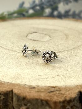 “Floral Burst” With Sterling Silver Studs In A Bottle, 5 of 6