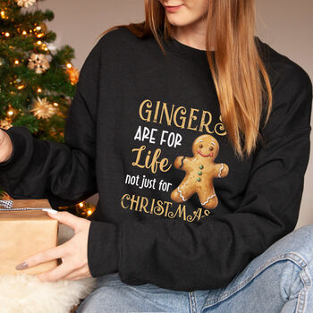 Gingers Are For Life Not Just For Christmas Jumper, 4 of 5