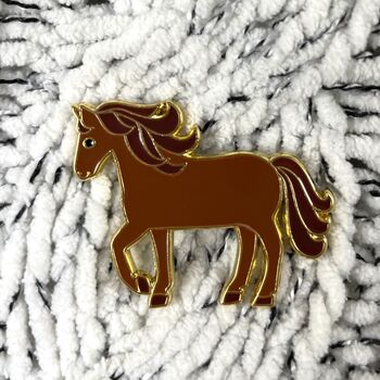 Horse Enamel Pin Badge, 6 of 6