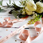 Wedding 25mm Personalised Printed Ribbon, thumbnail 1 of 10