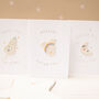 Personalised Luxury Baby Cardigan With Embroidered Moon And Stars Initial, thumbnail 8 of 11