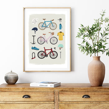 Cycling Enthusiast Print, 2 of 3