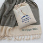 Personalised Cotton Throw, Gift For Teachers, thumbnail 1 of 11