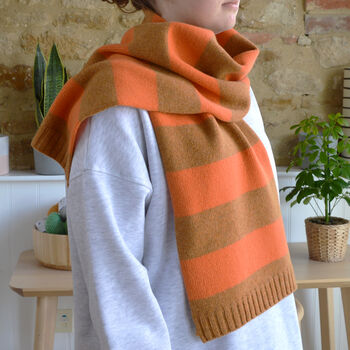 Large Stripe Scarf Knitting Kit, 2 of 6