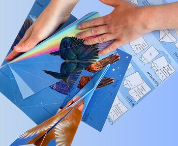 Personalised Paper Birds Kit, 7 of 9