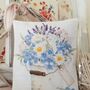 Forget Me Not Illustration Fabric Gift, thumbnail 5 of 7