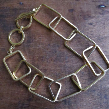 Rectangle Link Bracelet, 3 of 3