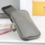 Personalised Leather Crossbody Phone Pouch, thumbnail 8 of 10