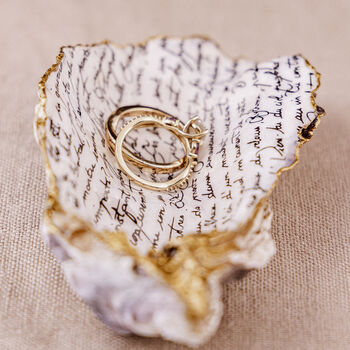 Love Letter Oyster Shell Trinket Dish, 5 of 6