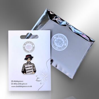 Same Sh*T Different Century Feminist Suffragette Enamel Lapel Pin Badge, Birthday, Christmas, Friendship Gift For Women, 5 of 8