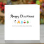 Personalised Christmas Symbols, Christmas Card, thumbnail 3 of 3