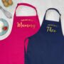 Baking With Personalised Mum And Child Apron Set, thumbnail 1 of 2