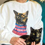 Christmas Cat Jumper Personalised For Cat Lovers, thumbnail 8 of 12