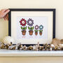 Personalised Family Flower Print, thumbnail 1 of 8