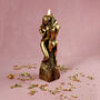 G Decor Amore Lovers Embrace Romantic Bronze 3D Candle, thumbnail 1 of 4