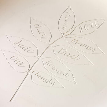 Personalised Family Tree Decorative Plate, 4 of 4