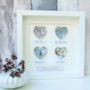 Personalised Map Hearts Story Picture | Wedding Gift, thumbnail 5 of 11