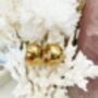 Fern Earrings In Gold 18k Gold Plated Waterproof, thumbnail 8 of 11