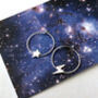 Mismatched Lightning Bolt And Star Hoop Earrings, thumbnail 4 of 8