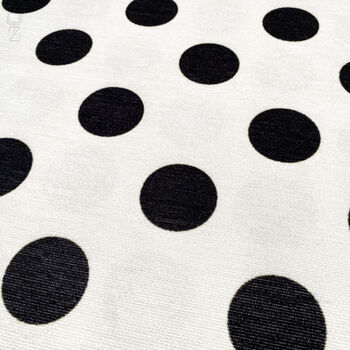 Black Polka Dot Themed Cushion Cover, 2 of 7