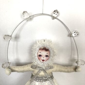 Fairy Style Christmas Decoration Crystal Halo Girl, 2 of 9