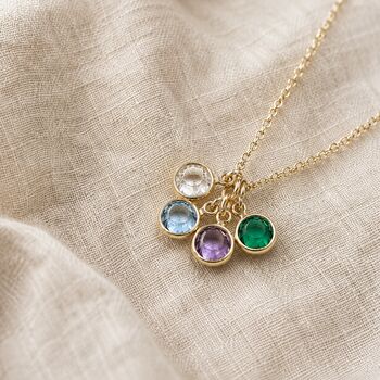Family Birthstone Charm Pendant, 4 of 9