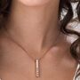 Personalised Graduation Milestone 3D Bar Necklace, thumbnail 4 of 10