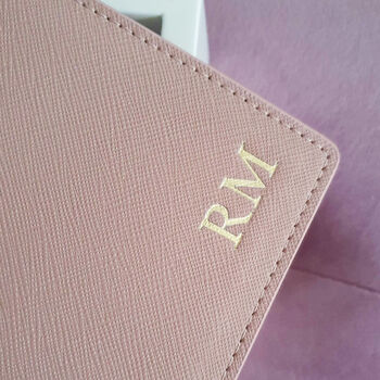 Personalised Light Nude Leather Diary 2023, 5 of 6