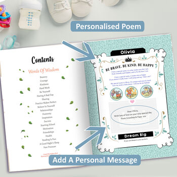 Personalised Book For Children 'Words Of Wisdom', 4 of 12