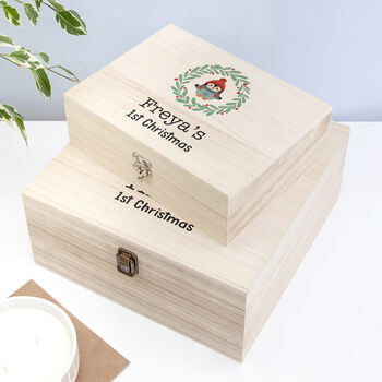 Personalised Baby's First Christmas Eve Box, 10 of 12