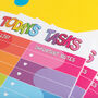 Today's Tasks A5 Daily Planner Notepad, thumbnail 4 of 7