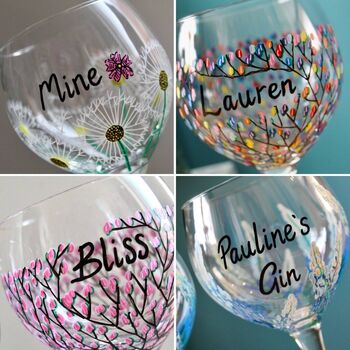 Citrus Hand Painted Gin Glass, 7 of 7