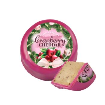 Cranberry Cheddar Cheese Truckle 200g, 2 of 4