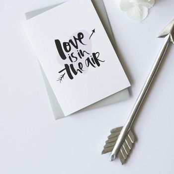 'Love Is In The Air' Engagement Card, 4 of 6