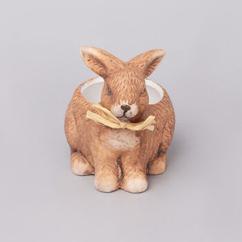 G Decor Wild Ceramic Bunny Planter, 3 of 4