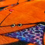Orange Cushion Cover With Ethnic Trio African Women, thumbnail 6 of 7