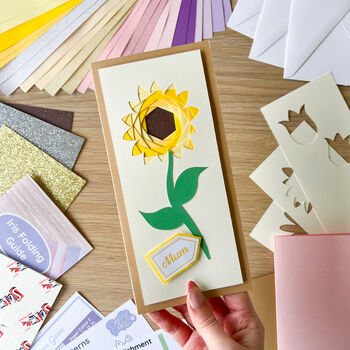 Sunshine Florals Card Making Kit | Iris Folding, 3 of 6