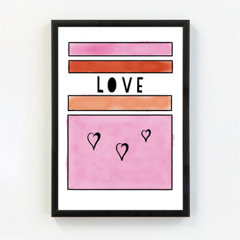 Pink Love Print, 2 of 5