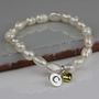 Personalised Children's Pearl And Heart Bracelet, thumbnail 8 of 9