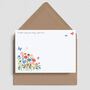 Pack Of Blooming Floral Note Cards With Envelopes, thumbnail 2 of 3