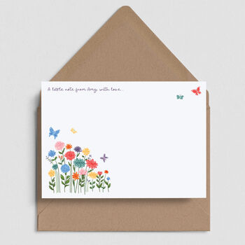 Pack Of Blooming Floral Note Cards With Envelopes, 2 of 3
