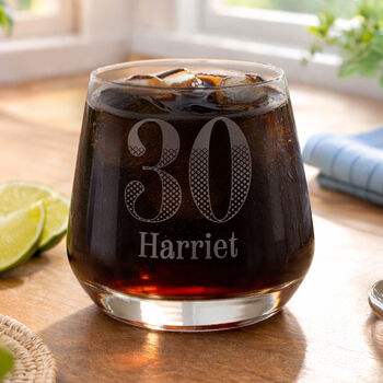 Personalised Big Age Birthday Tumbler Gift Boxed, 4 of 5