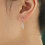 Sterling Silver Cute Baby Seal Drop Dangling Earrings, thumbnail 1 of 10