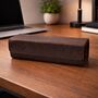 Personalised Genuine Leather Eyeglasses Case Portable Holder For Sunglasses And Reading Glasses, thumbnail 7 of 8